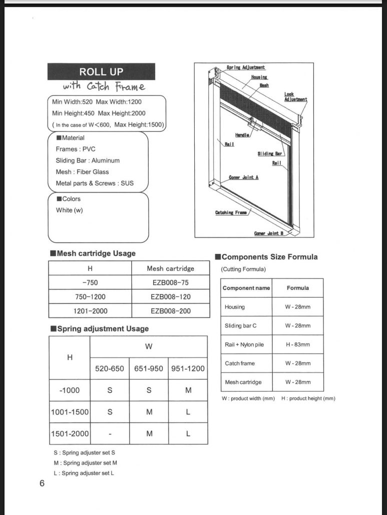 Cửa lưới tự cuốn từ trên xuống